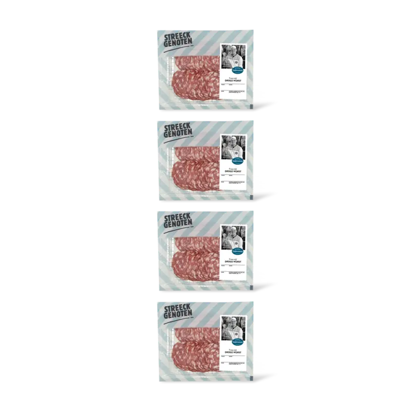 Streeckgenoten Friese droge worst 4-pack