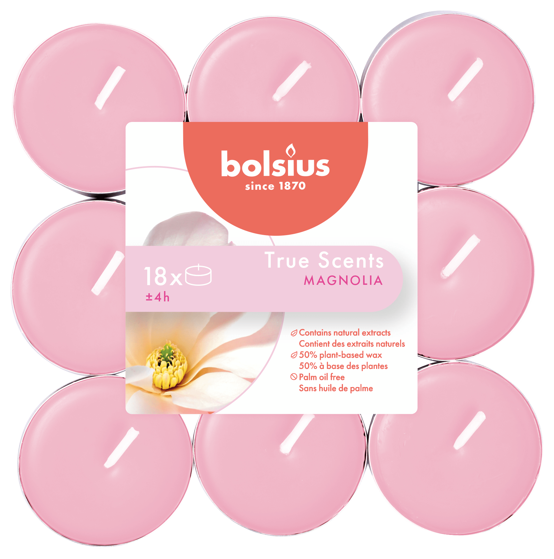 Bolsius Geurtheelicht true scents magnolia