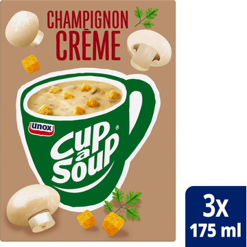 Knorr Champignon Crème Cup-a-Soup 3 x 175 ml