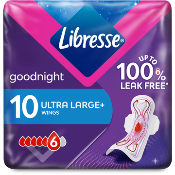 Libresse Ultra Night Wing 10 Stuks