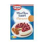 Dr. Oetker monchoutaart met kandijkoekjesbodem