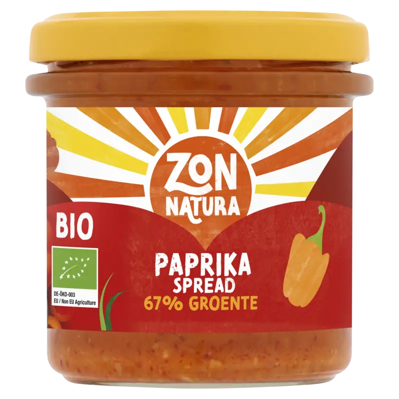 Zonnatura Paprika spread 67% groente
