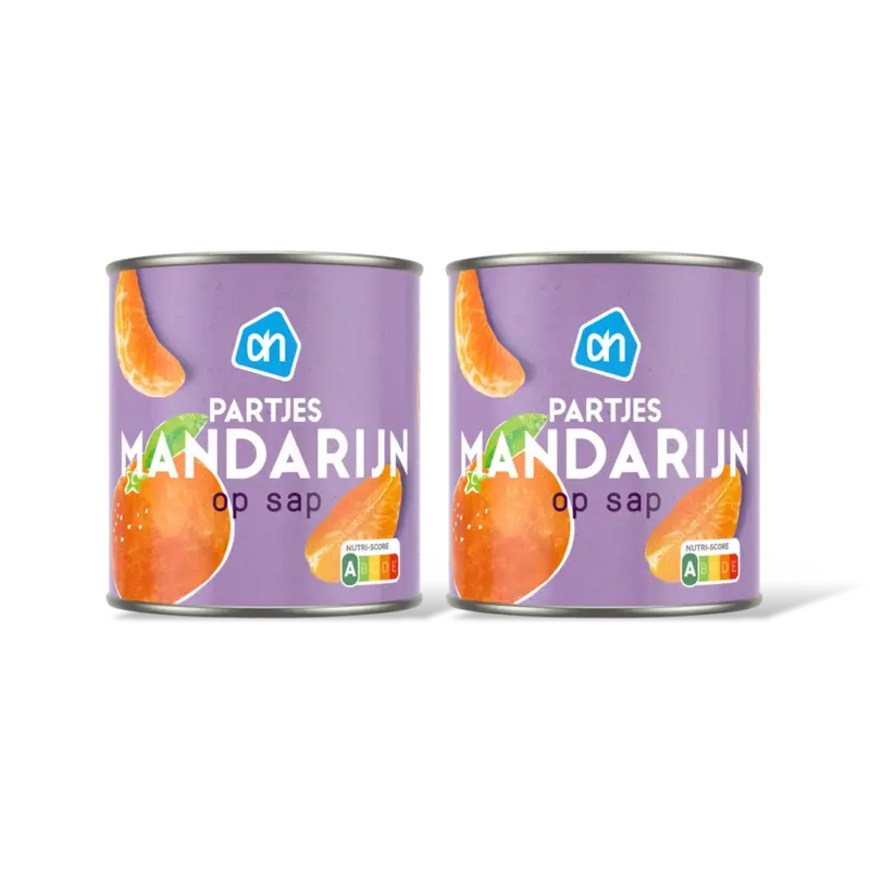 AH Partjes mandarijn op sap 2-pack
