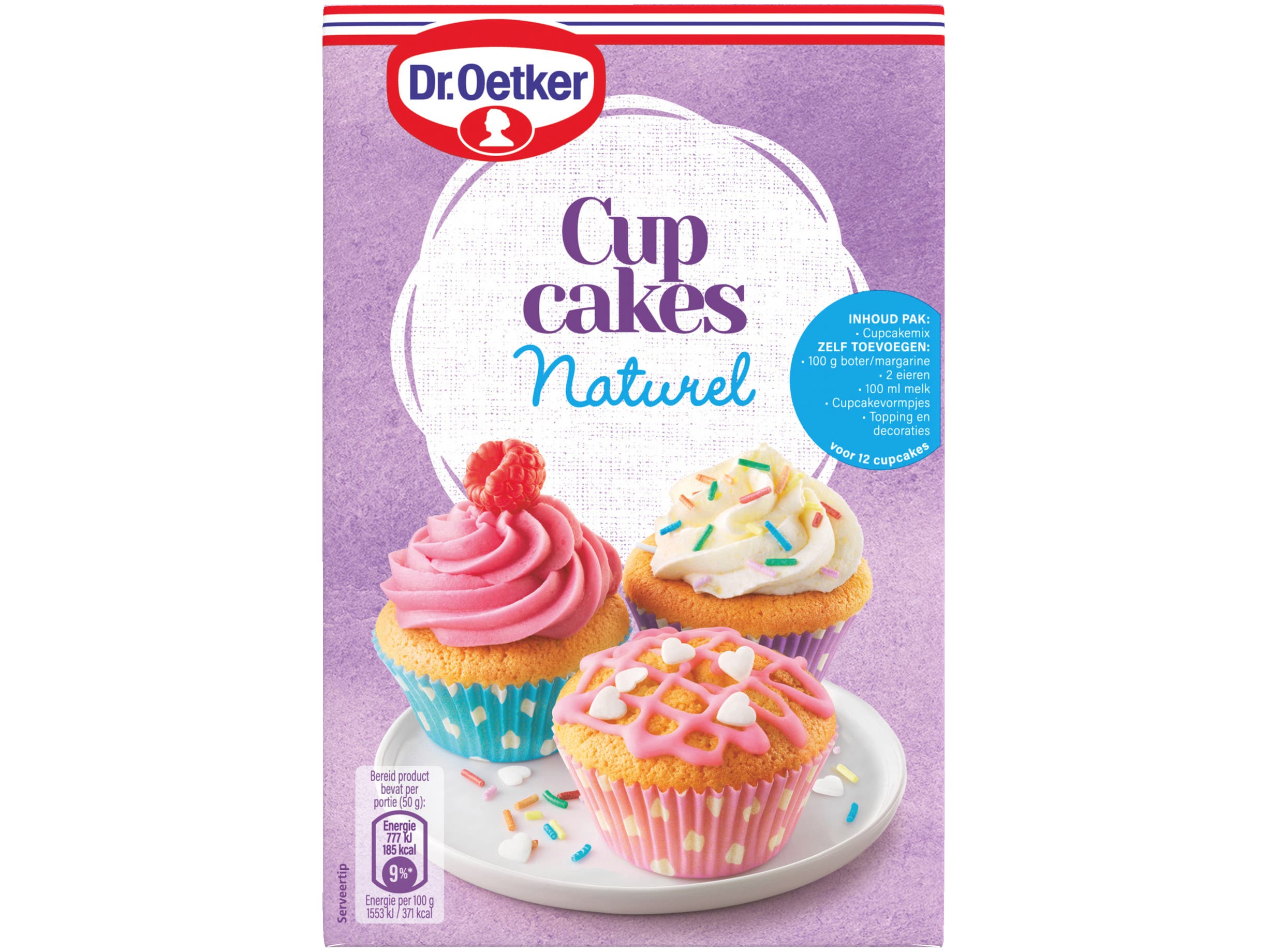Basismix voor cupcakes naturel