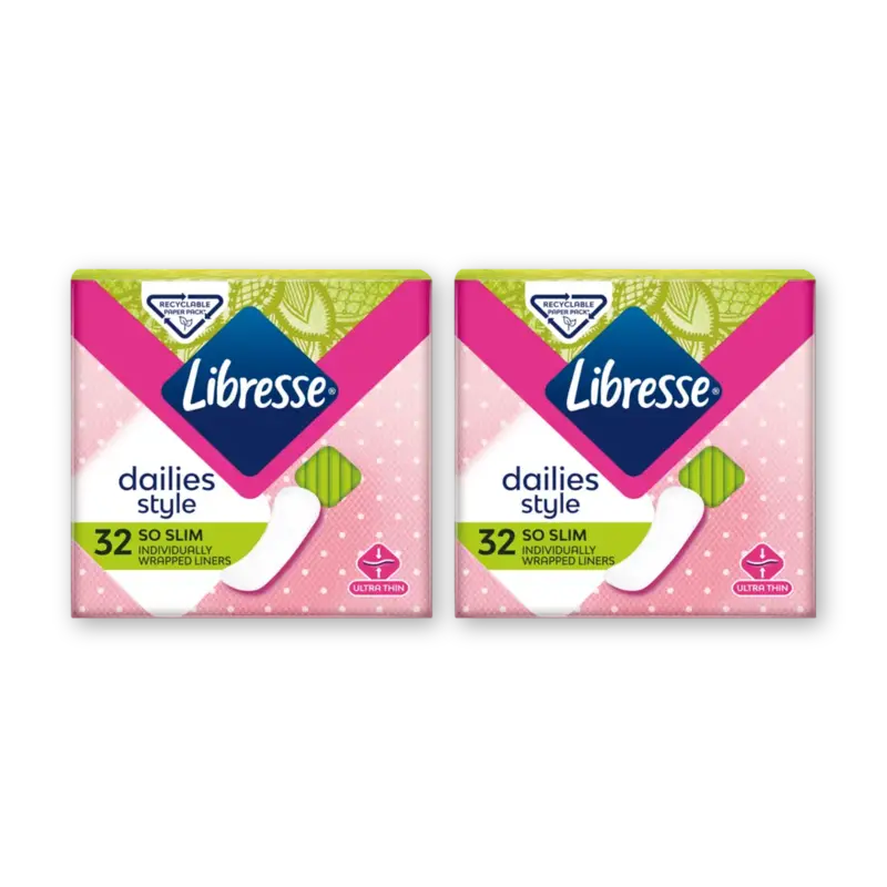 Libresse Dailies style so slim inlegkruisjes 2pck