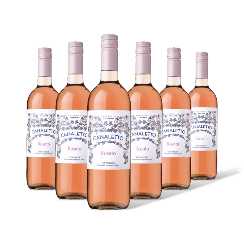 Canaletto Rose 6 flessen