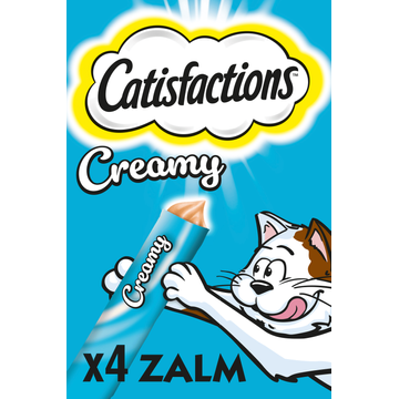 Catisfactions Creamy Zalm 4 x 10 g