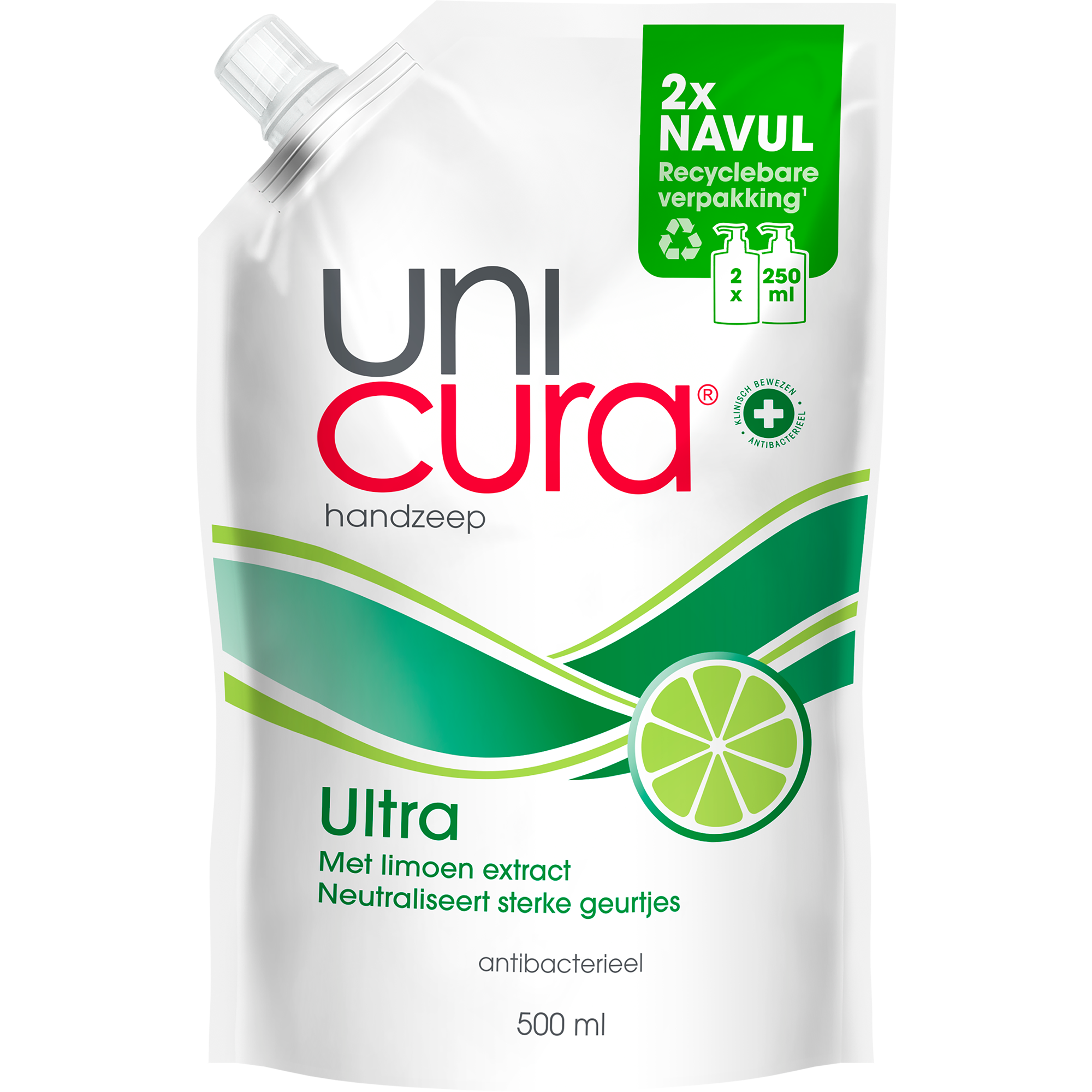 Unicura Ultra Navulverpakking Zeep 500 ML 