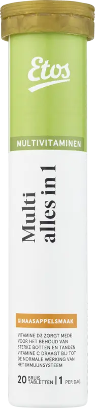 Etos Multivitamine alles-in-1 bruis sinaasap.