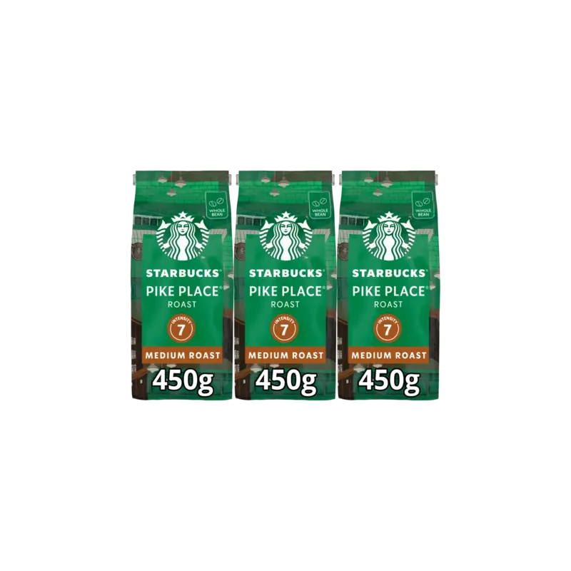 Starbucks Pike place medium roast koffiebonen 3pck