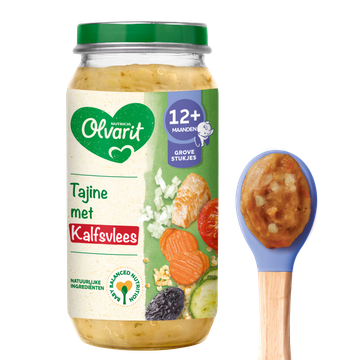 Olvarit 12+ Maanden Tajine Met Kalfsvlees 250 g