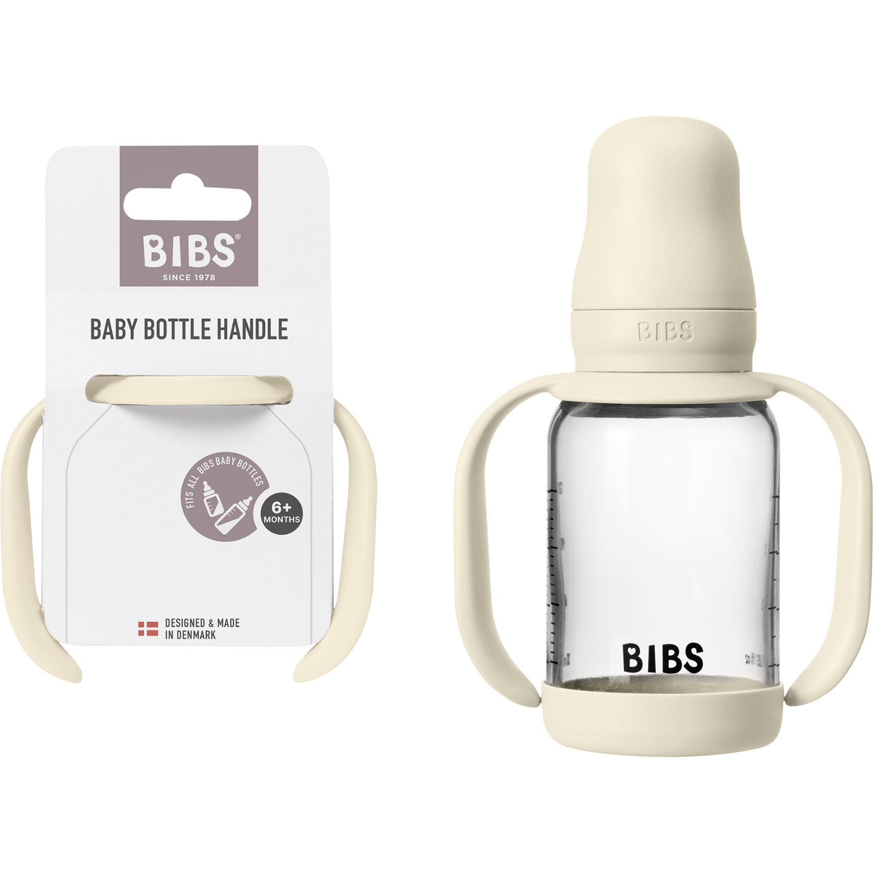 BIBS Babyfles Handvat Ivory