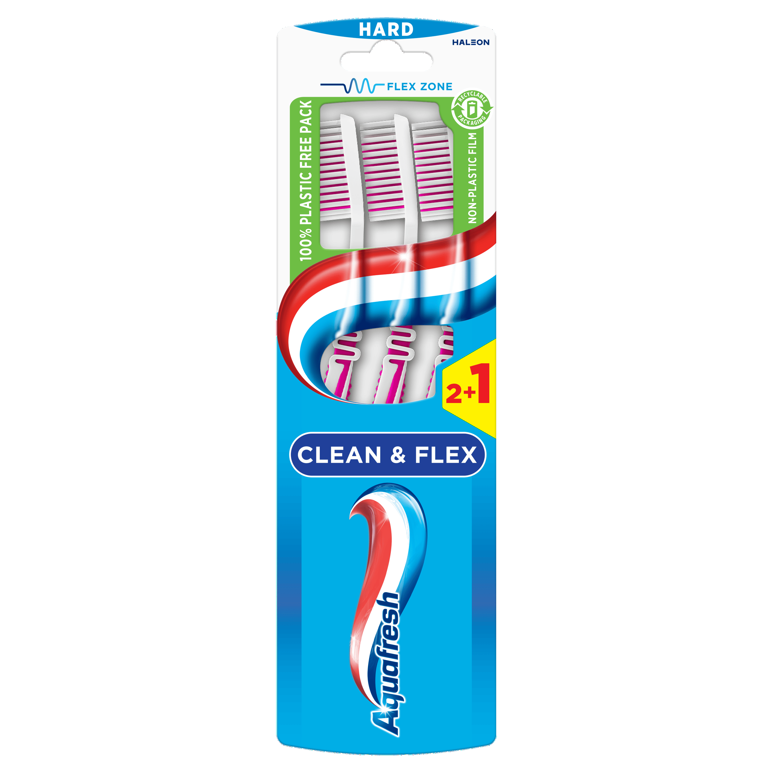 Aquafresh Clean&flex tandenborstel hard