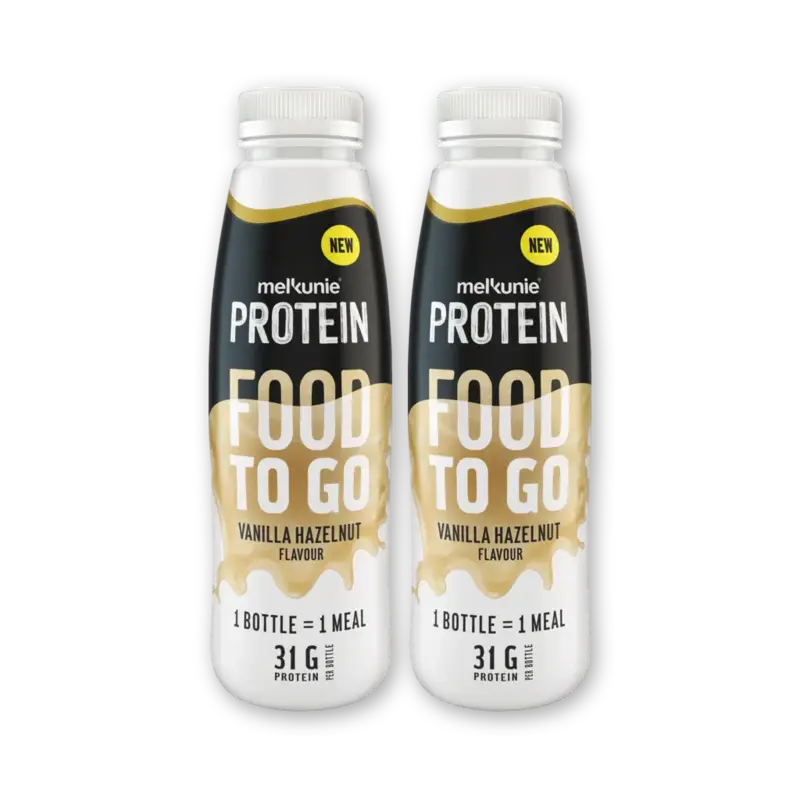 Melkunie Protein food to go vanil hazelnut 2-pack