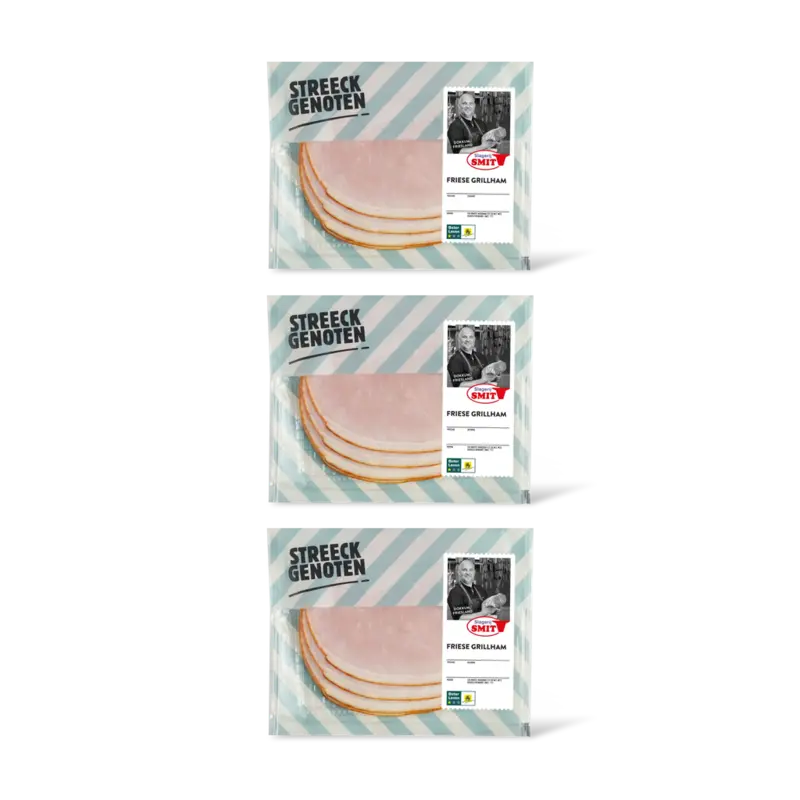 Streeckgenoten Friese grillham 3-pack