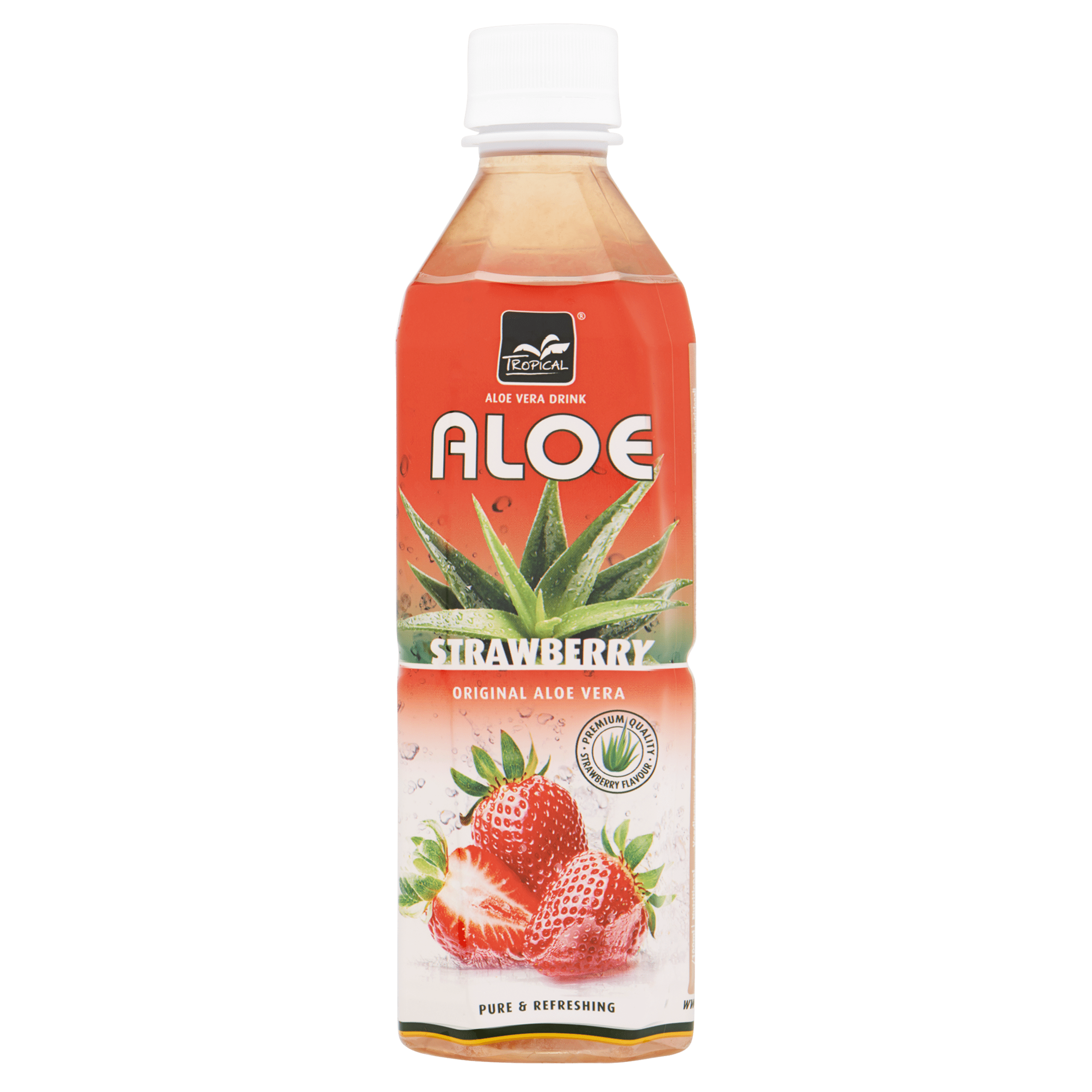 Tropical Aloe vera aardbei drink