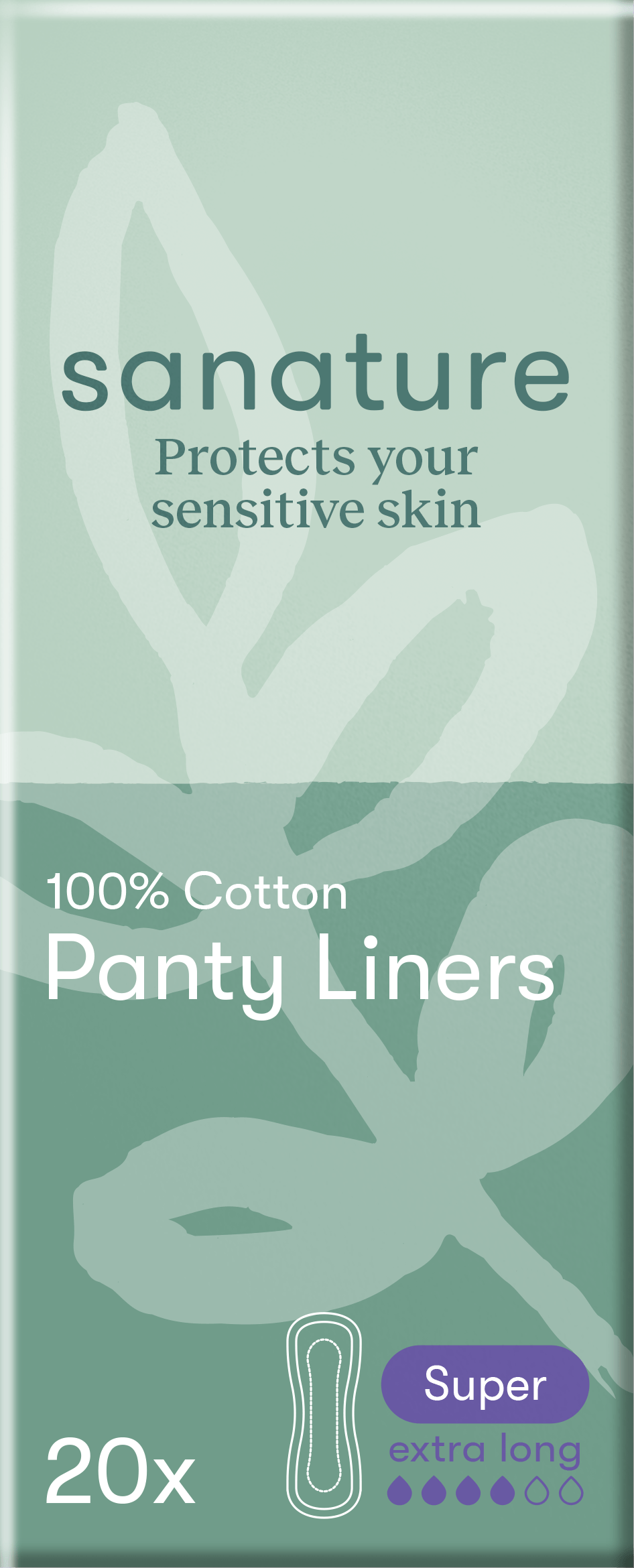 Sanature 100% cotton inlegkruisjes super