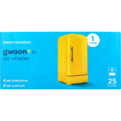g'woon diepvrieszakken 1 liter