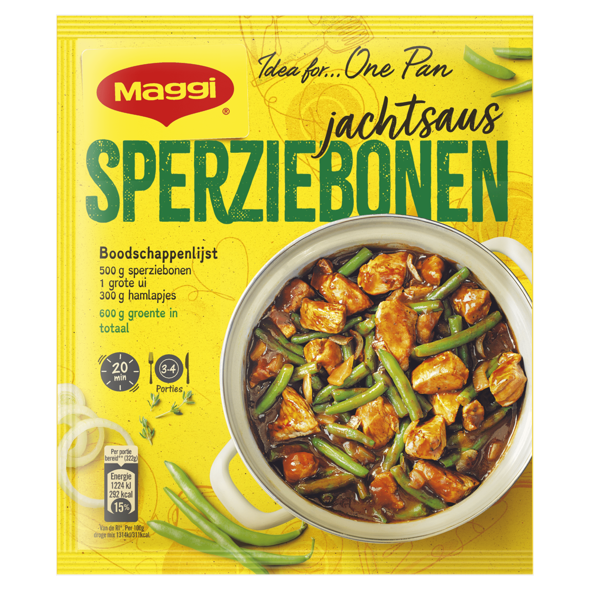 Maggi Hollands pannetje sperziebonen