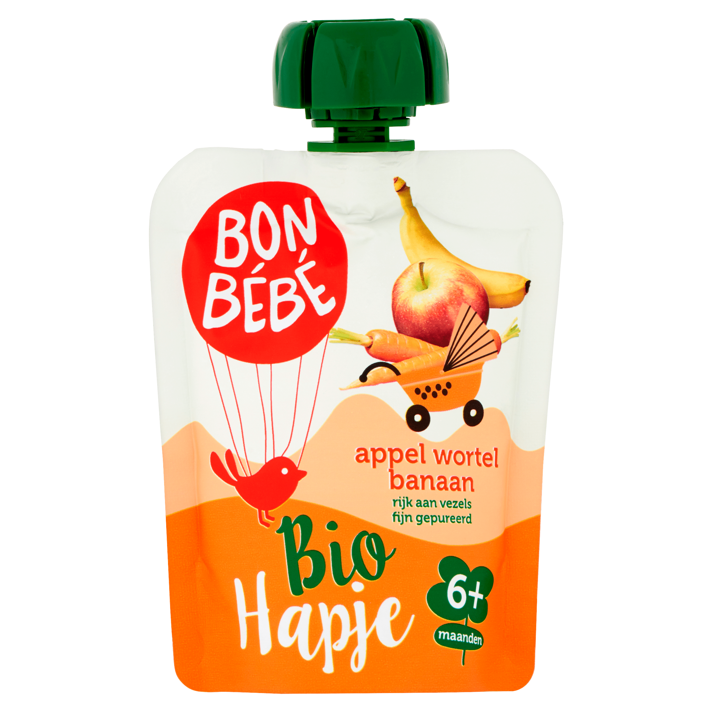 Bonbebe knijp appel wortel banaan