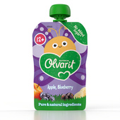 Olvarit Olvarit Babyvoeding 12m430 appel zwarte bes