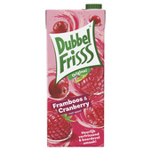 DubbelFrisss vruchtendrank framboos cranberry