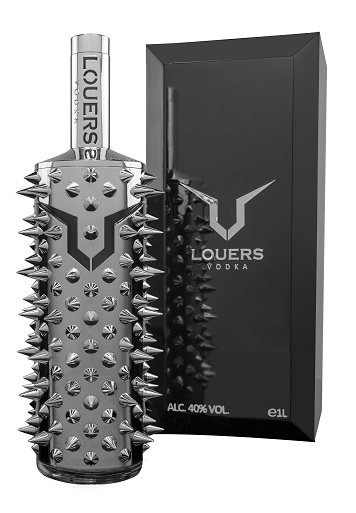 Louers Vodka in luxe houten kist