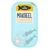 Vis Marine makreel in zonnebloemolie