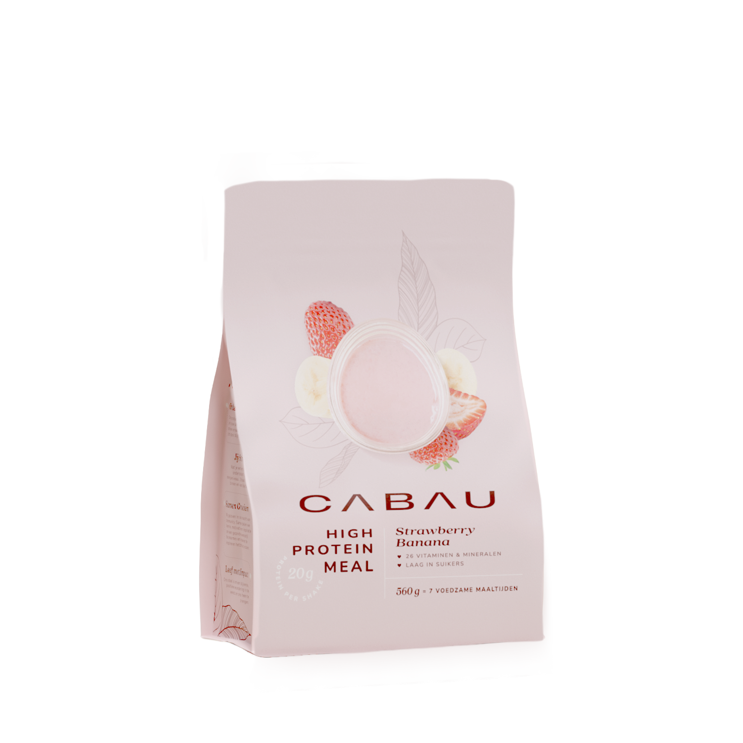 Cabau High Protein Meal Strawberry Banana 560 gram