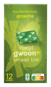 G'woon Bouillon Blokjes Groente