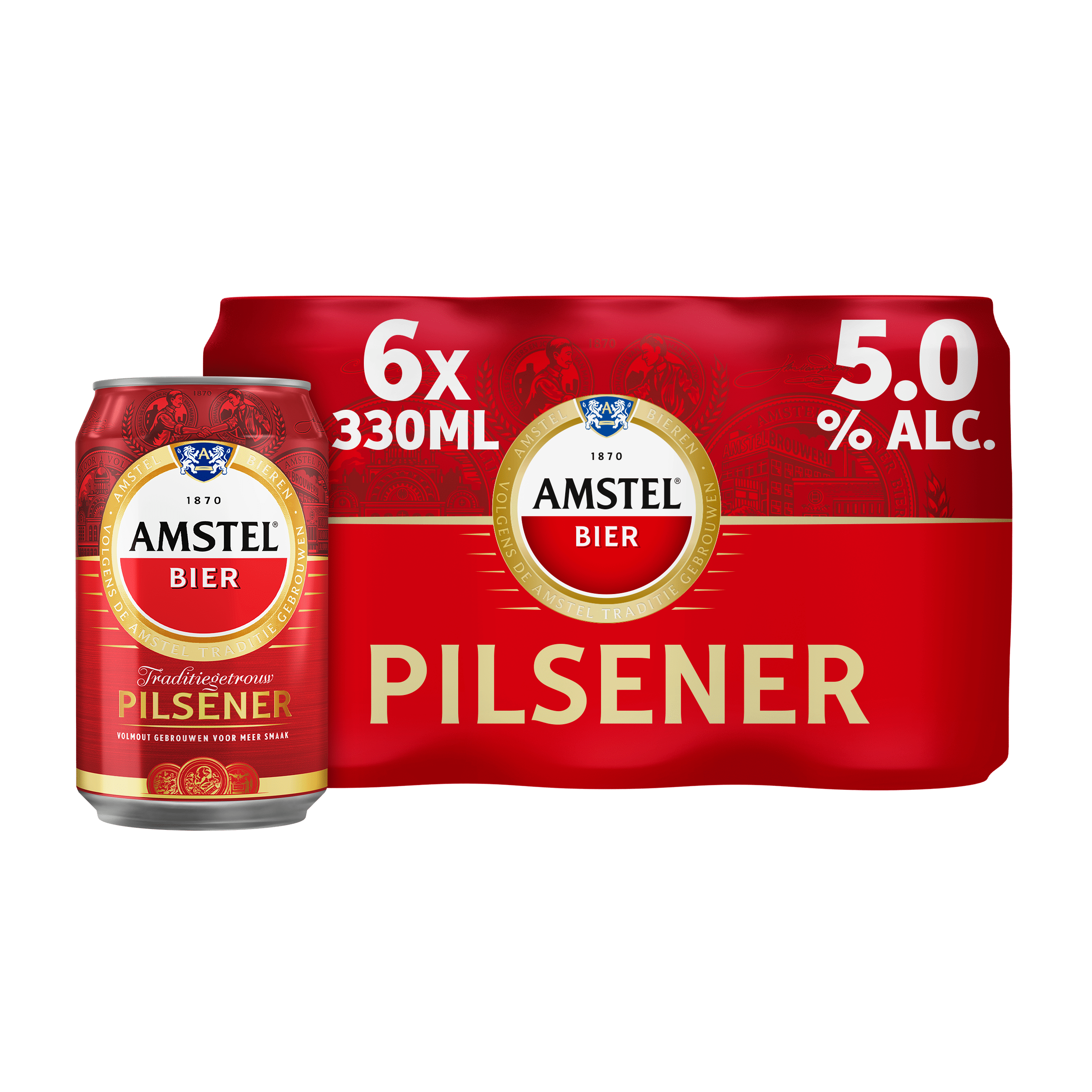 Amstel Pilsener bier blik