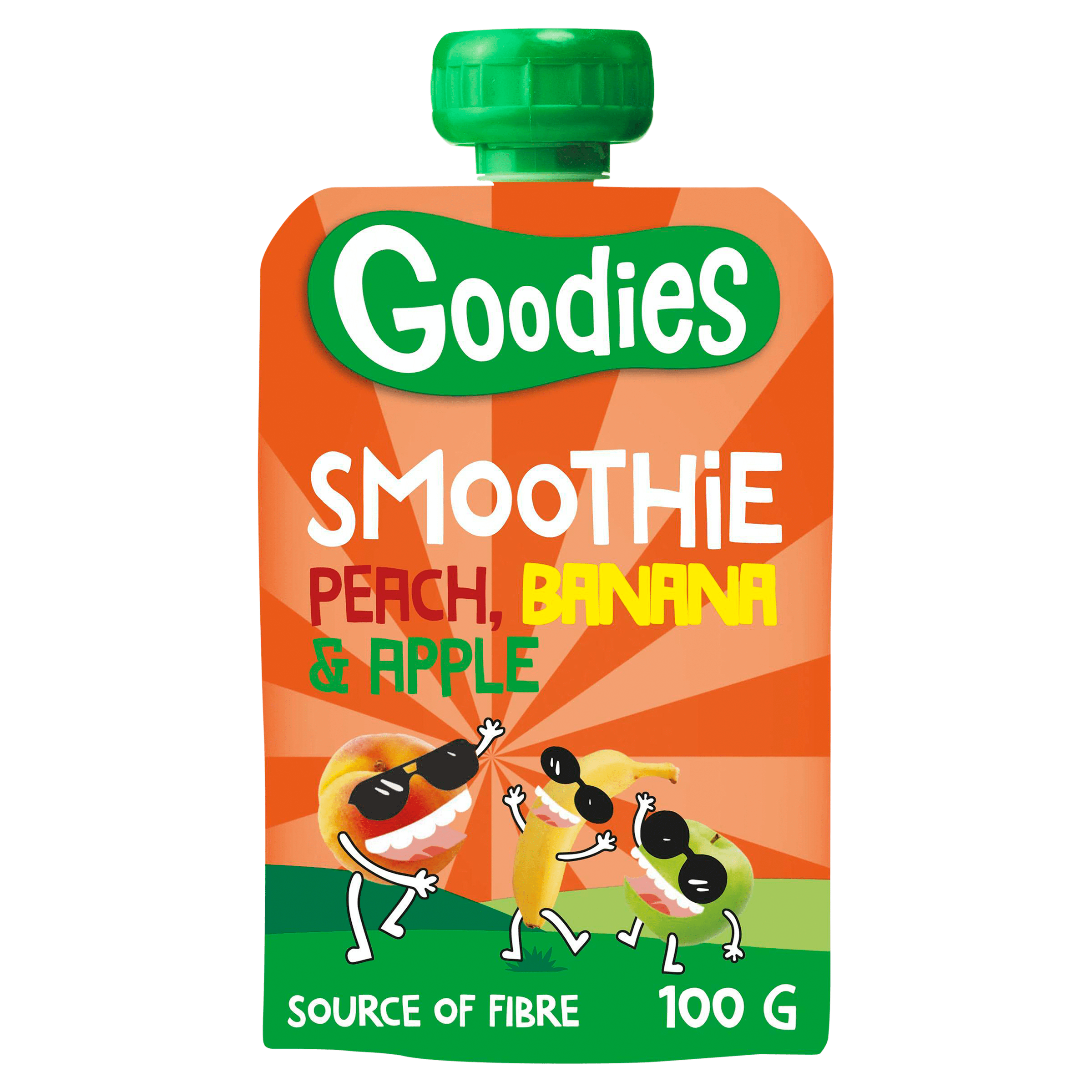 Goodies Knijpfruit Smoothie Perzik Banaan