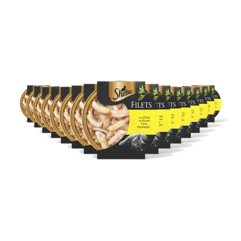 Sheba Filets fijne kipreepjes 15-pack