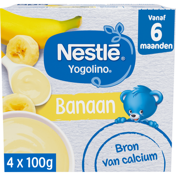 Nestlé Yogolino® Banaan 6+ maanden 4 x 100 g