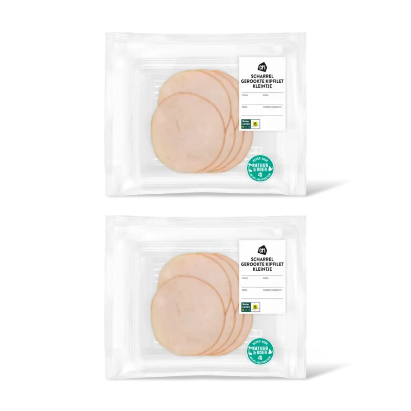 AH Scharrel gerookte kipfilet kleintje 2-pk