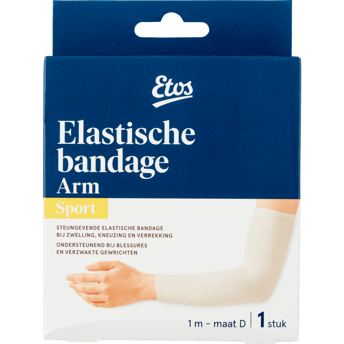 Etos Sport Elastische Bandage Arm Wit