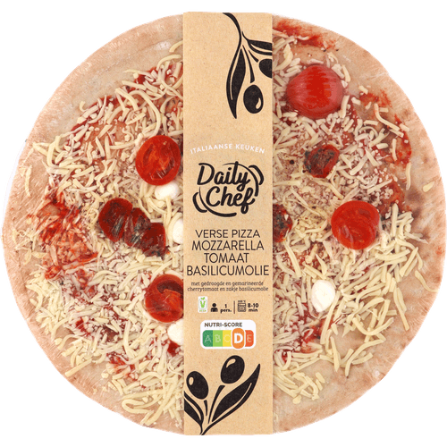 Daily Chef Verse pizza mozzarella basilicum