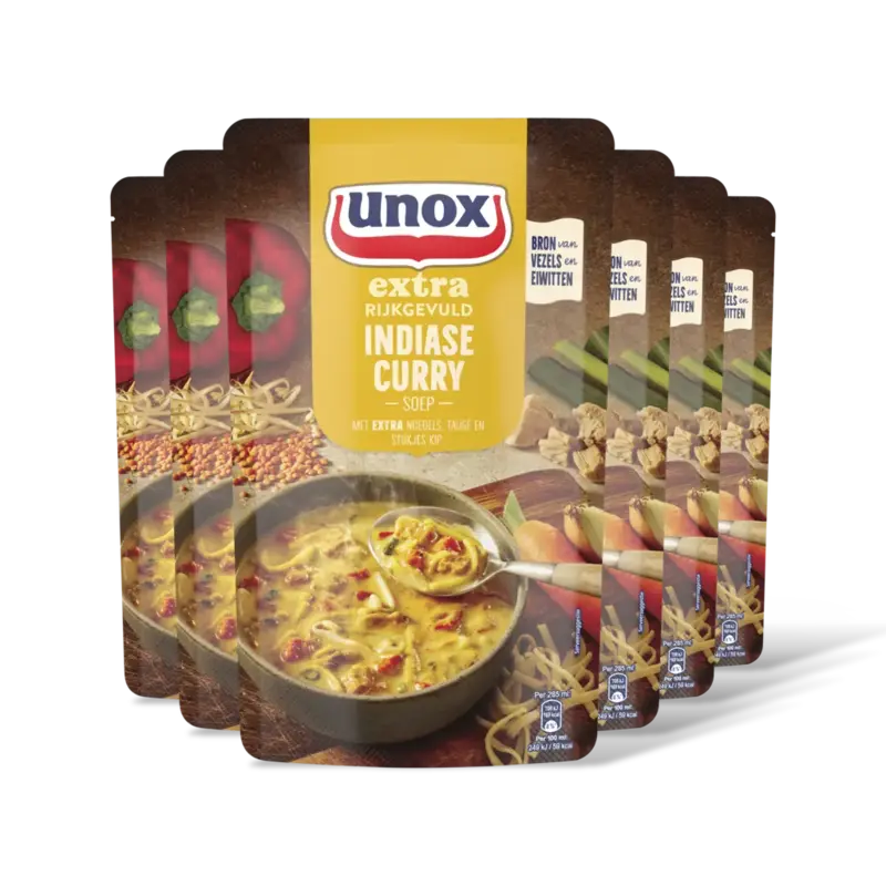 Unox Unox Indiase currysoep 6-pack