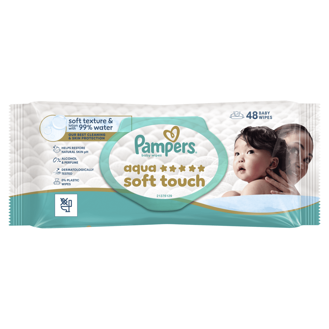 Pampers Harmonie auqa soft doekjes