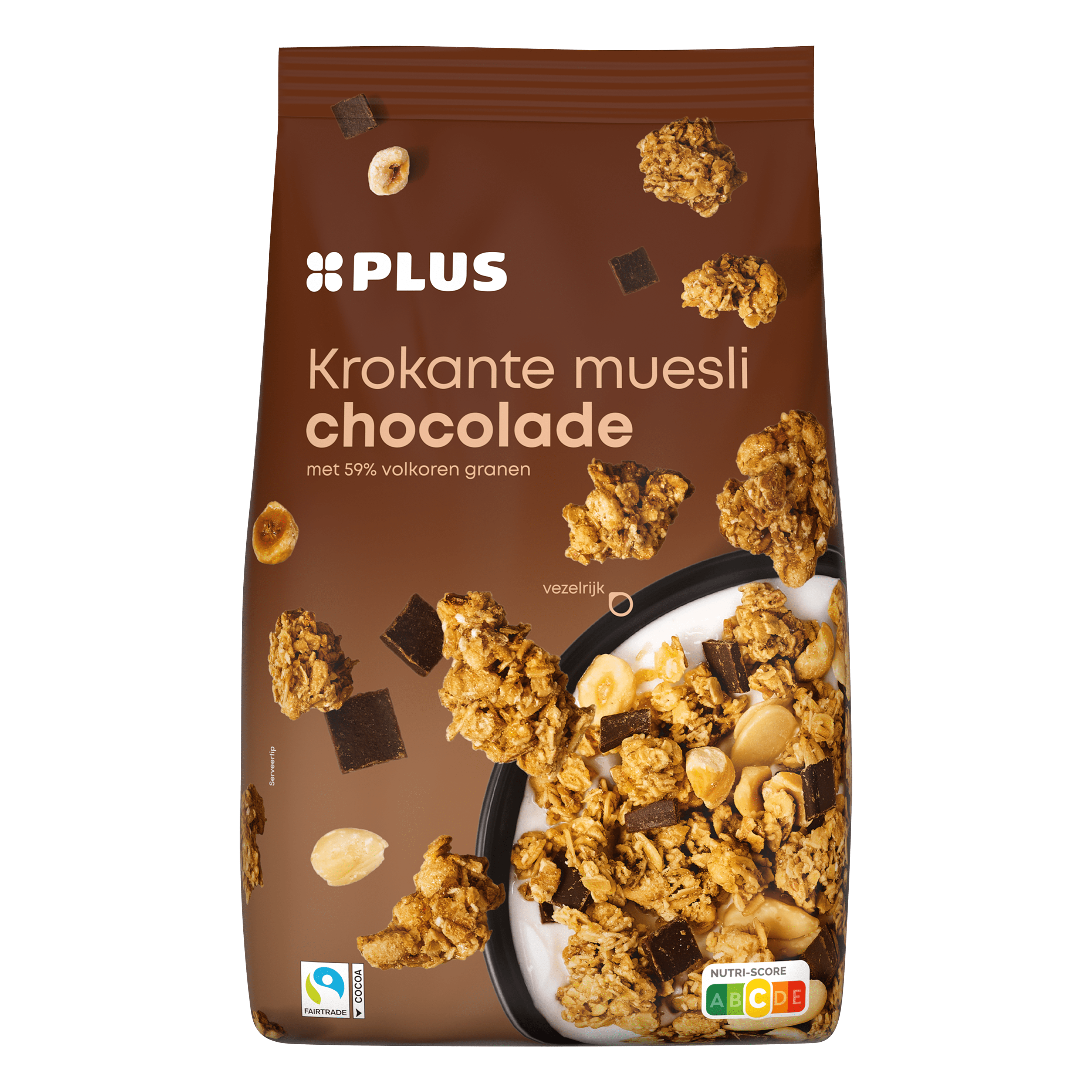 PLUS Krokante muesli chocolade