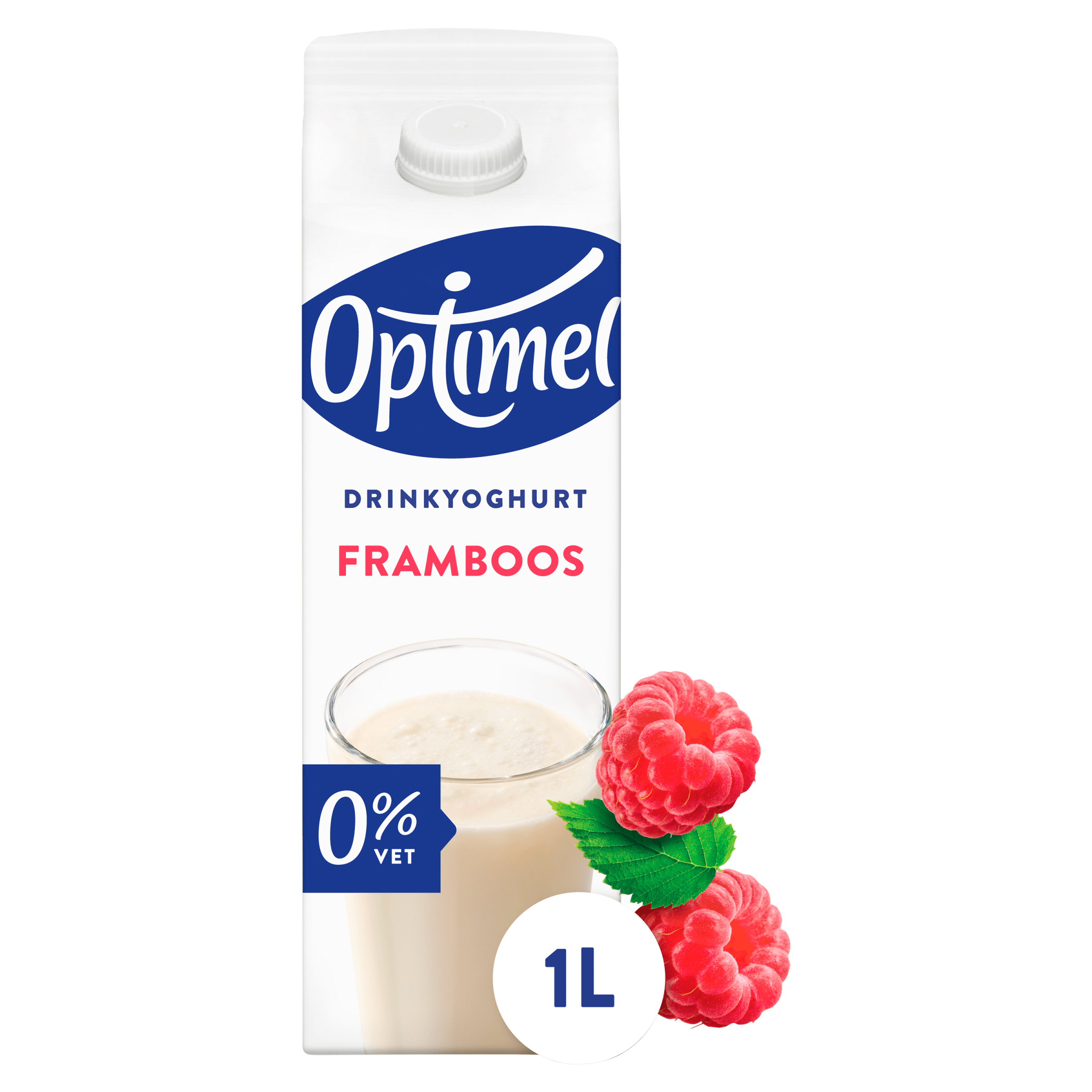 Optimel Drink framboos 0% vet