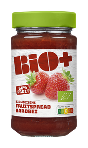 Bio+ Fruitspread Aardbei