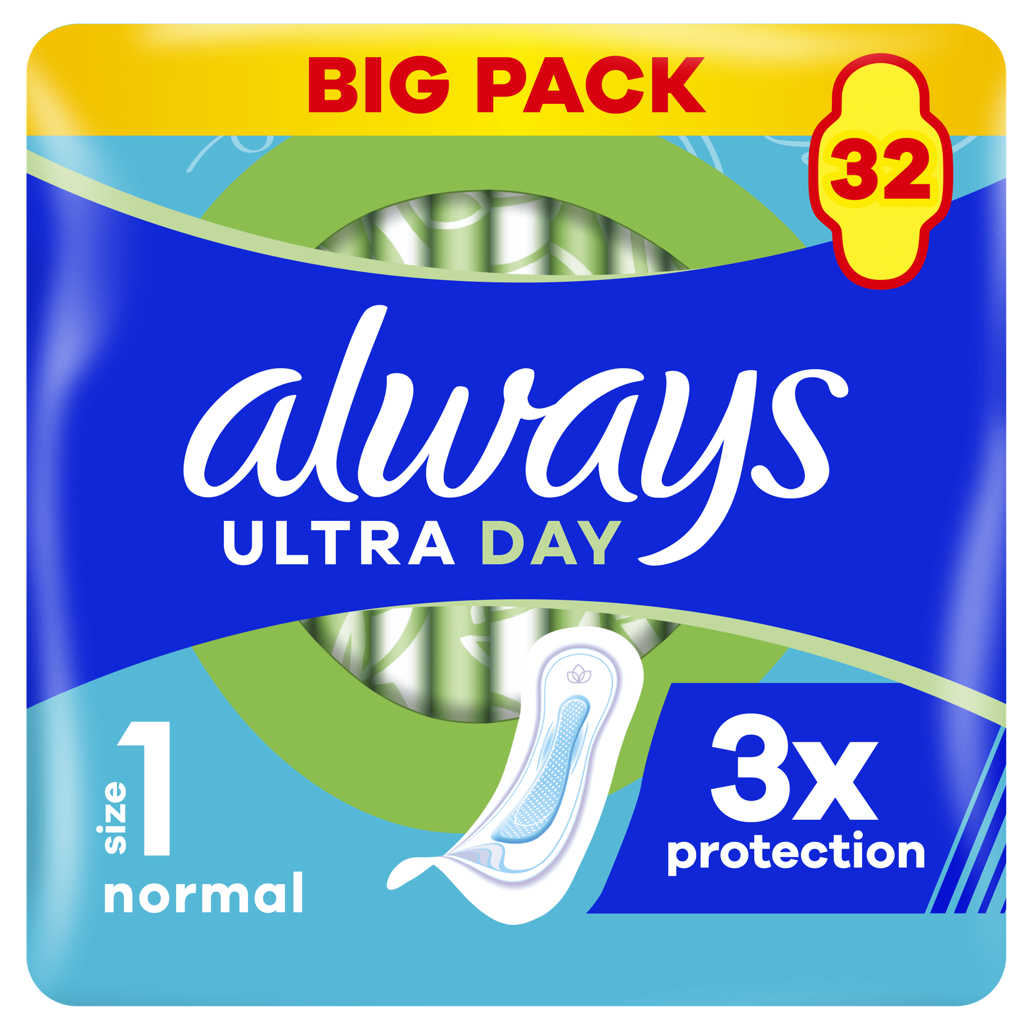 Always Maandverband Ultra Day Normal Big Pack 32 stuks