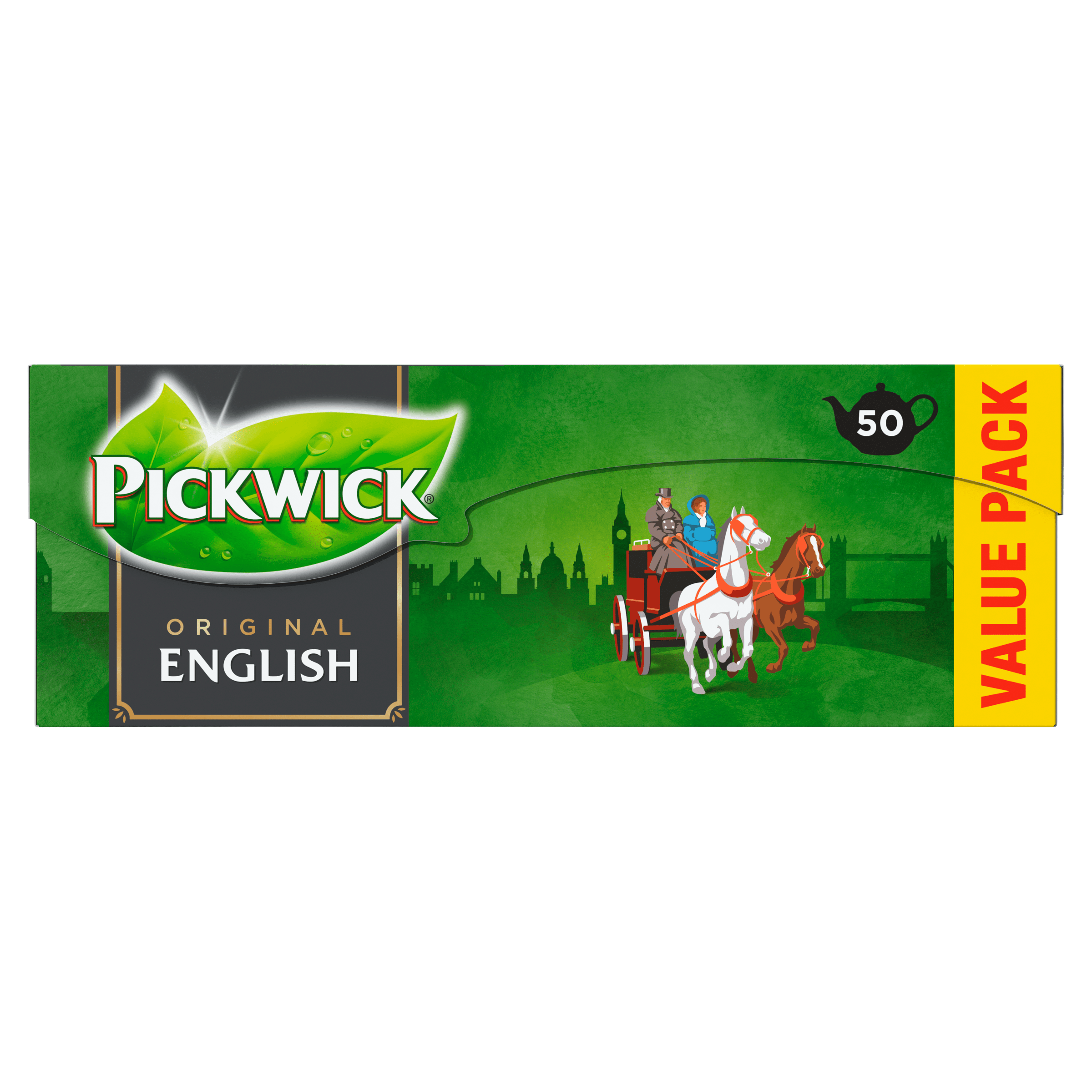 Pickwick English zwarte thee (pot) voordeelpak
