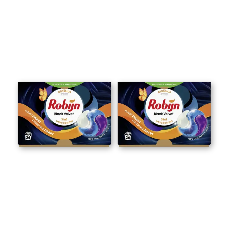 Robijn Wascapsules black velvet 2-pack
