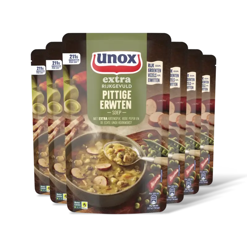 Unox Unox Pittige erwtensoep 6-pack