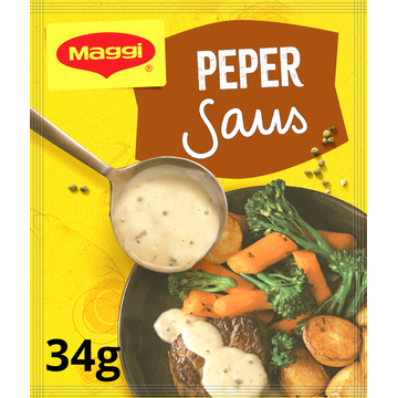 Maggi Peper Saus 34 g