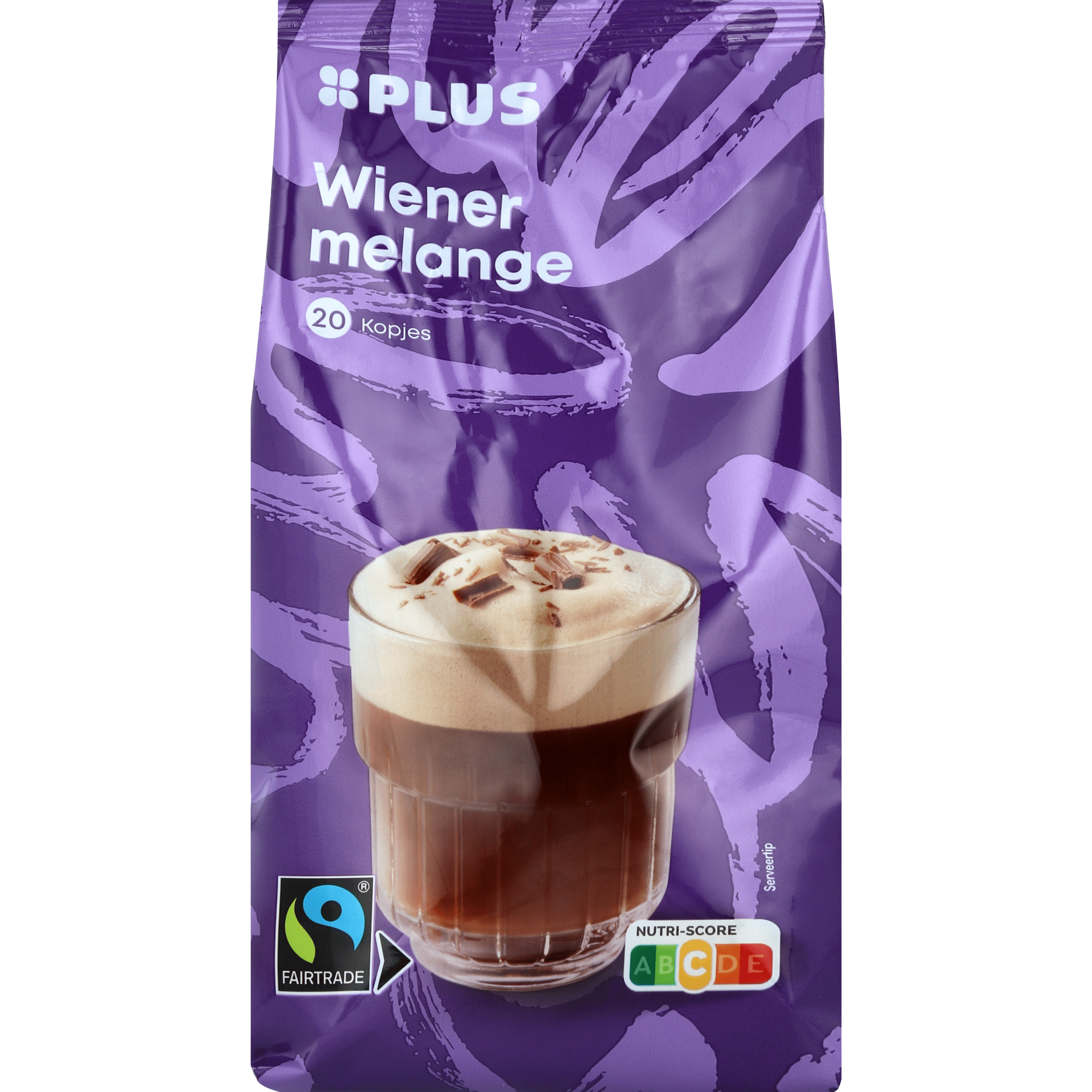 PLUS Wiener melange oploskoffie Fairtrade