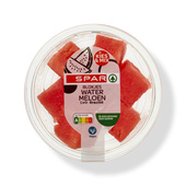 Spar watermeloen blokjes 150 gram