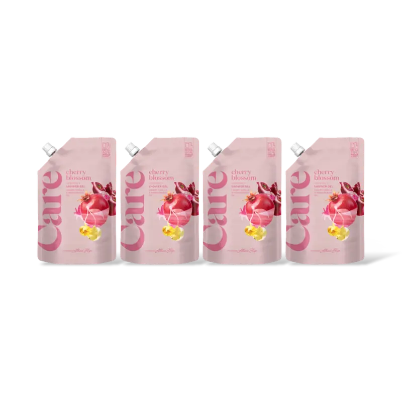 Care Cherry blossom shower gel refill 4-pack